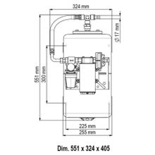 Marco Система водяного давления Marco UP12 A-V20 16468413 24 В 36 л мин 2,5 бар с расширительным баком 20 литров