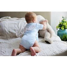 Lucky Child с коротким рукавом голубое Ангелочки