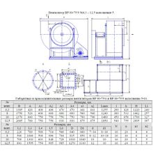 Радиальный вентилятор ВР 80-75 6(9) №8 Исп.5