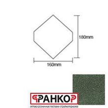 Заглушка V-образного конька Feroof 160х180 мм Olive 2011