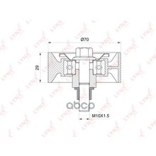 Ролик Обводной Приводного Ремня Fiat Ducato (244,250) 2.3d 02-   Up LYNXauto арт. PB7111