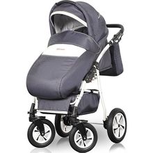 Caretto 2 в 1 Adriano бирюза белая кожа