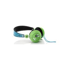 Полноразмерные наушники для iPhone, iPad, iPod, Samsung и HTC JBL Roxy Reference 430, цвет зеленый с голубым (R430-BG)