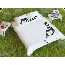 Постельное белье из сатина КОТ Евро NEWTONE 82455