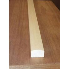 Рейка из осины бессучковая  с закруглением (16х11) длина 2500 мм.