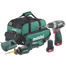 Аккумуляторный набор Metabo Combo Set 3.2 10.8 В*BS+ASE+SSD, сумка, 2х2Ач