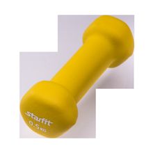 STARFIT Гантель неопреновая DB-201 0,5 кг, песочная