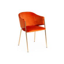 Tetchair Кресло KRONOS (mod. 8158), рыжий золотые ножки