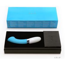 Lelo Голубой вибромассажёр Gigi 2 Turquoise Blue