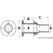 Osculati Nylon seacock black 5 8, 17.327.02
