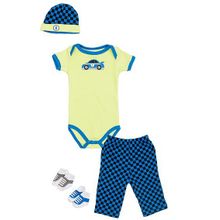 Luvable Friends 5 предметов синий-салатовый