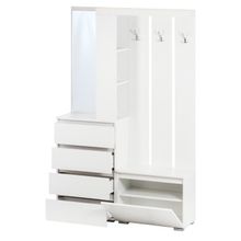 Прихожая Крона, 1260х350х1980, Белый Белый