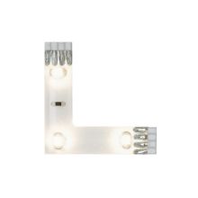 Paulmann. 70205 Угловой элемент LED 90°-Connector 3x0,24W Set Warmwei? 12V DC Wei? Kunststoff