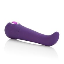 California Exotic Novelties Фиолетовый вибратор Body   Soul Adore - 12 см.