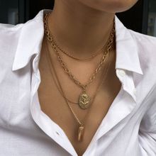 Многослойное колье "Роза" (арт. 81346-2)