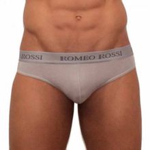 Romeo Rossi Трусы-стринги с широким поясом (S   серый)