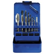 Набор сверл (2,5-10,2), метчиков(М3-М12), 15 предметов СибрТех 77305