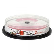 Диск DVD-RW SMARTTRACK 4,7 Gb 4x, Cake Box, 10шт (ST000323)