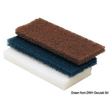 Osculati Light abrasive pads, white (pair of), 36.170.10
