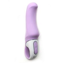 Satisfyer Сиреневый вибратор Charming Smile - 18,5 см.