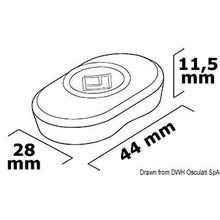 Osculati xFOB Red w battery, 14.969.01