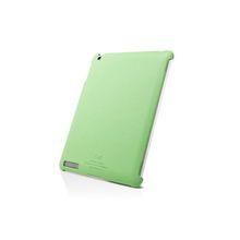 Кожаный чехол ручной работы на заднюю крышку SGP Leather Case Griff Series Lime (Салатовый цвет) для iPad 2 iPad 3 iPad 4