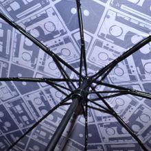 Зонт женский Zemsa 11-003 черно-белый