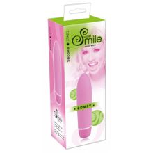 Розовый вибратор Smile Mini Comfy - 13 см. (52890)