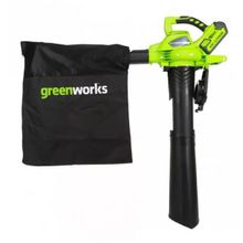 Пылесос-воздуходувка GREENWORKS GD40BV 40 V без акк и з у 24227