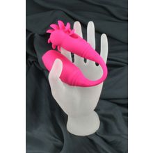 Розовый вибратор KAWAII DAISUKI 4 для одновременной вагинальной и клиторальной стимуляции Розовый