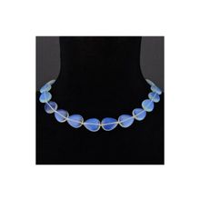 Бусики-Колечки Бусы Лунный камень "Адажио" арт. НЛК-54(15-20)-43-1