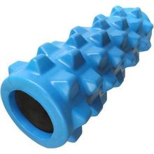 Ролик для йоги полнотелый 32x12,5см, голубой материал ЭВА, ПВХ, АБС