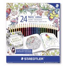 Набор цветных карандашей Noris Colour, 24 цвета, cпециальное издание "Johanna Basford", картонная упаковка