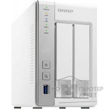 Qnap TS-231P Сетевое хранилище 2xHDD Hot-Plug 3.5", Dual-core CPU AL-212 1.7GHz, 1GB DDR3 RAM, 2xGbE