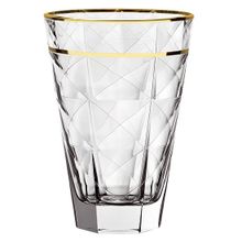 Набор высоких стаканов Ego Alter CARRE PRESTIGE GOLD (430 мл) 64435EM - 6 шт
