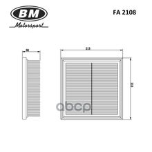 Фильтр Воздушный BM-Motorsport арт. FA2108