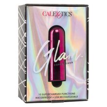 California Exotic Novelties Ярко-розовая перезаряжаемая вибропуля Glam