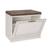 Олмеко Тумба для обуви М-06 Габриэлла вудлайн кремовый  сандал белый