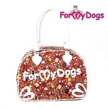 Сумка-переноска ForMyDogs 38х20х28 см красная FMDSS2014-04