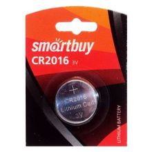 Батарейка CR2016 SmartBuy, 1 шт, блистер (SBBL-2016-1B)