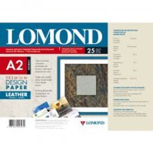 LOMOND 0918023 бумага глянцевая кожа Premium для струйной печати А2 (420 х 594) 230 г м2, 25 листов