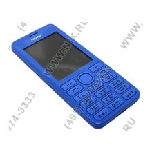 NOKIA 206 DUAL SIM Cyan (DualBand, LCD320x240@65K, 2.4, GPRS+BT2.1, microSD, видео, MP3, FM, S40)