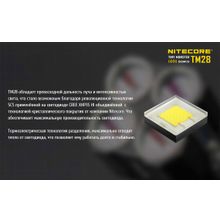 NiteCore Поисковый фонарь TM28, со встроенным З У + Аккумуляторы IMR 3100mA (комплект) компании NiteCore