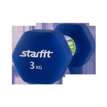 STARFIT Гантель неопреновая DB-201 3 кг, синий