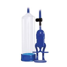 NS Novelties Прозрачно-синяя вакуумная помпа Renegade Bolero Pump (синий)