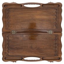 Нарды резные "Паровоз" с ручкой 60