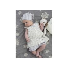 Костюм для девочки (платье, штанишки и платок)