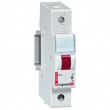 Моноблочный индикатор - 1 лампа - красная - 1 модуль |  код. 604078 |  Legrand