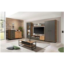 Олмеко Гостиная Доната 1 Дуб Вотан Диамант серый