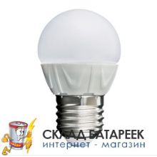 Лампа светодиодная ROBITON LED Globe-5W-2700K-E27 BL1